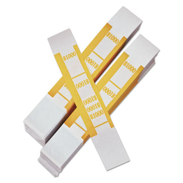 Iconex™ Color-coded Kraft Currency Straps, $10 Bill, $1000, Self-adhesive, 1000-pack freeshipping - TVN Wholesale